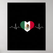 Mexico Vlag Mexicaanse Onafhankelijkheidsdag Trots Poster (Voorkant)