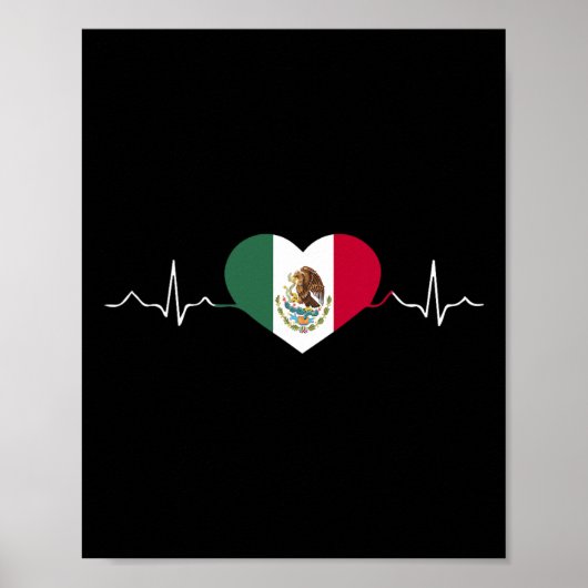 Mexico Vlag Mexicaanse Onafhankelijkheidsdag Trots Poster (Voorkant)