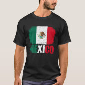 Mexico Vlag Mexicaanse Pride T Shirt (Voorkant)