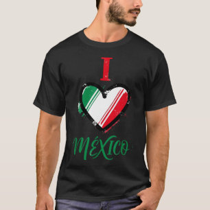 Mexico Vlag Mexicaanse Trots Mexicaanse Roots Mexi T-shirt