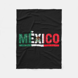 Mexico vlag Mexicaanse trots Mexicaanse wortels Me Fleece Deken