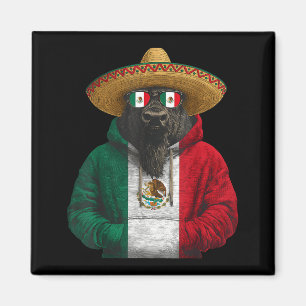 Mexico vlag Mexicaanse trots Mexicaanse wortels Me Magneet