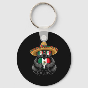 Mexico vlag Mexicaanse trots Mexicaanse wortels Me Sleutelhanger