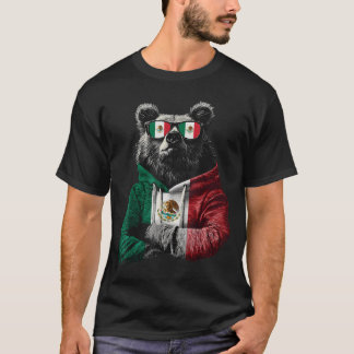 Mexico vlag Mexicaanse trots Mexicaanse wortels Me T-shirt