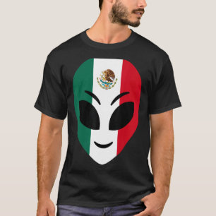 Mexico Vlag Mexicaanse vreemdeling T-shirt