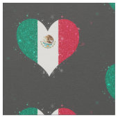 Mexico vlag Shining Unique Stof (Close Up)