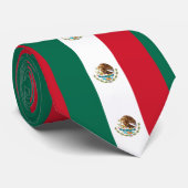 MEXICO-VLAG STROPDAS (Opgerold)