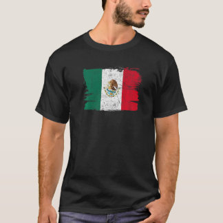 Mexico Vlag Trots Vriendschap Trots Vrede Vintage T-shirt