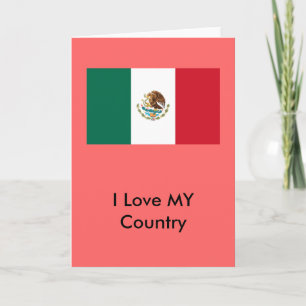 Mexico Vlag van het museum Zazzle I Love MY Countr Kaart