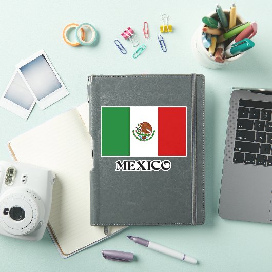 Mexico, vlag van Mexico, Sticker (iPad Cover)