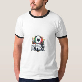 Mexico Vlag Voetbal T-Shirt