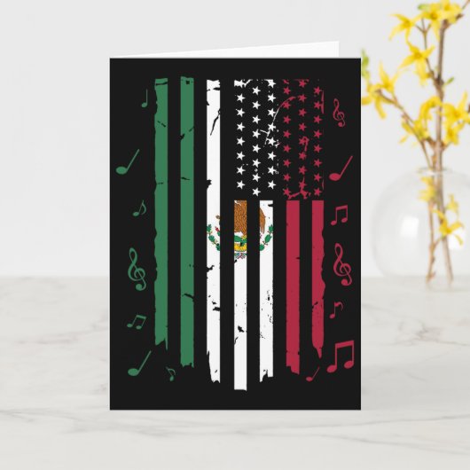 Mexico Vlag VS Patriottische Mexicaanse Vlag Ameri Kaart (Gele Bloem)