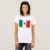 Mexico vlag x kaart T-Shirt (Voorkant volledig)