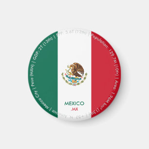Mexico Vlagmagneet Magneet