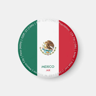 Mexico Vlagmagneet Magneet