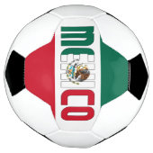 Mexico-vlagpatriottisch Voetbal (Gedraaid)