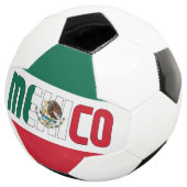 Mexico-vlagpatriottisch Voetbal (Drie kwart)