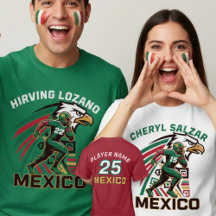 Mexico Voetbal Adelaar Nationaal Trots Actie Kunst