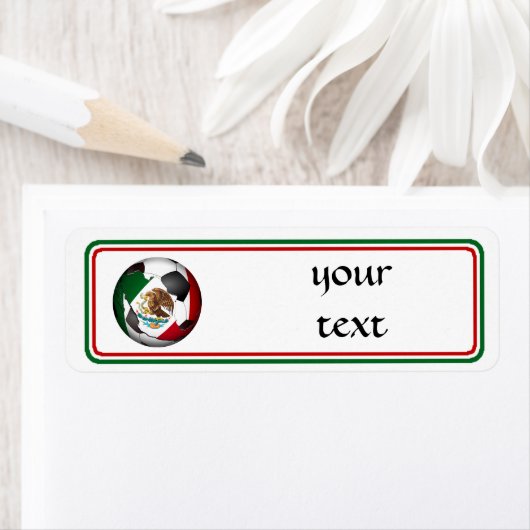 Mexico-Voetbal Etiket (Insitu)