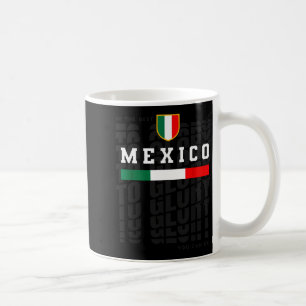 Mexico Voetbal Football Vlag Vintage Trui Fan Pri Koffiemok