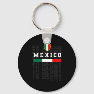 Mexico Voetbal Football Vlag Vintage Trui Fan Pri Sleutelhanger