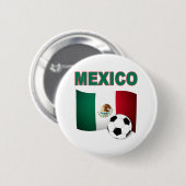 mexico voetbal football wereldbeker 2010 ronde button 5,7 cm (Voorkant /achterkant)