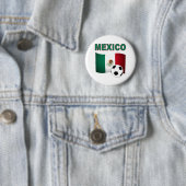 mexico voetbal football wereldbeker 2010 ronde button 5,7 cm (In situ)
