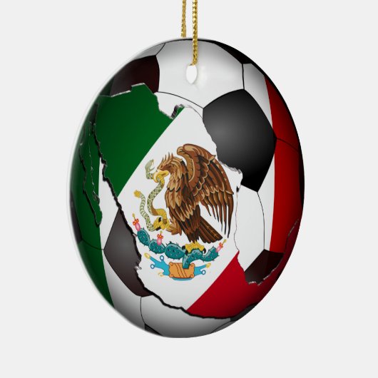 Mexico-Voetbal Keramisch Ornament (Rechts)