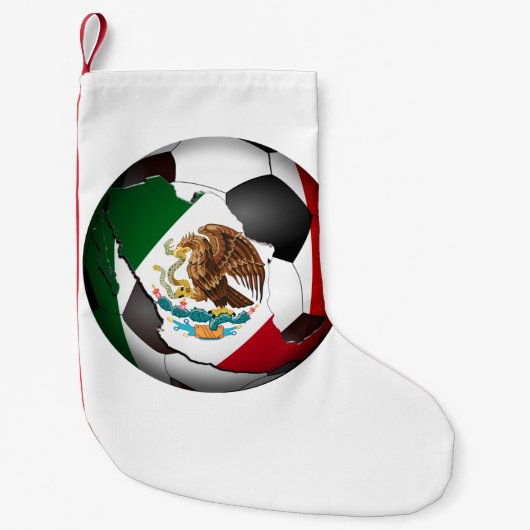 Mexico-Voetbal Kleine Kerstsok (Voorkant)