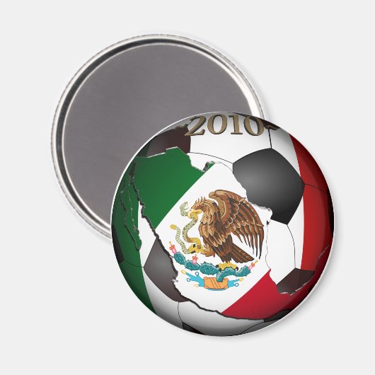 Mexico-Voetbal Magneet (Voorkant / Achterkant)