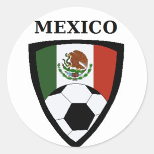 Mexico-Voetbal Ronde Sticker