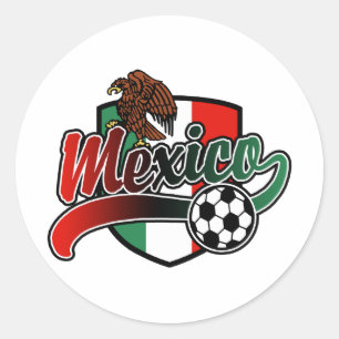 Mexico-Voetbal Ronde Sticker
