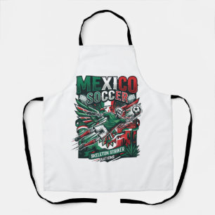 Mexico Voetbal Skelet Aanvaller Naties Premium Sp Schort