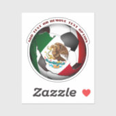 Mexico Voetbal Sport Sticker (Vel)