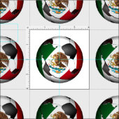Mexico Voetbal Stof (Delen)
