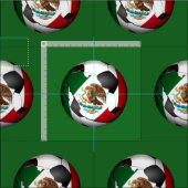 Mexico Voetbal Stof (Delen)