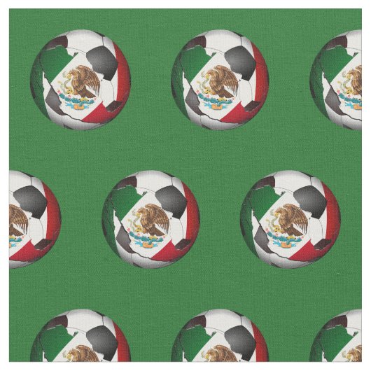 Mexico Voetbal Stof (Close Up)