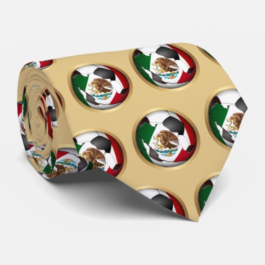 Mexico-Voetbal Stropdas (Opgerold)