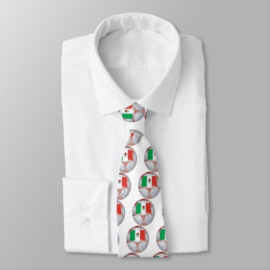Mexico-Voetbal Stropdas (Gebonden)