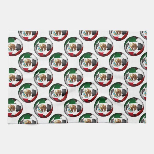 Mexico-Voetbal Theedoek (Horizontaal)
