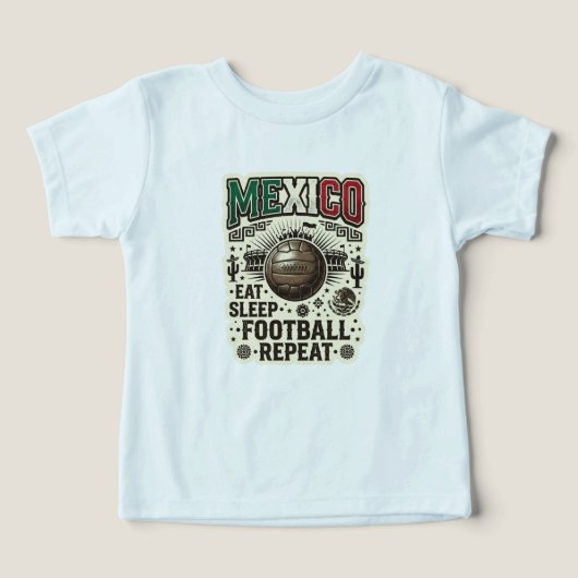 MEXICO Voetbal Voetbal Aangepast 2026 (Design voorkant)