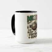 MEXICO Voetbal Voetbal Aangepast 2026 Mok (Voorkant links)