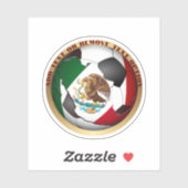 Mexico Voetbalbal Sporten Sticker (Vel)