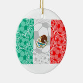 Mexico-voetballen Keramisch Ornament (Rechts)