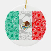Mexico-voetballen Keramisch Ornament (Voorkant)
