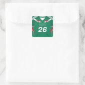 Mexico Voetbalshirt Aangepaste Naam Nummer Sticker (Tas)