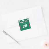 Mexico Voetbalshirt Aangepaste Naam Nummer Sticker (Envelop)