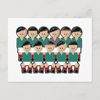 Mexico voetbalteam.ai briefkaart