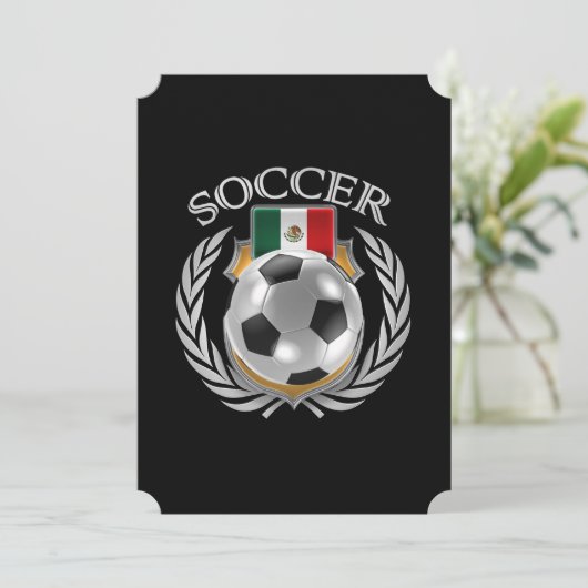 Mexico-Voettuig 2016 Kaart (Staand voorkant)