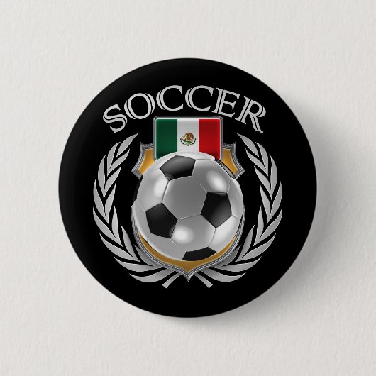 Mexico-Voettuig 2016 Ronde Button 5,7 Cm (Voorkant)